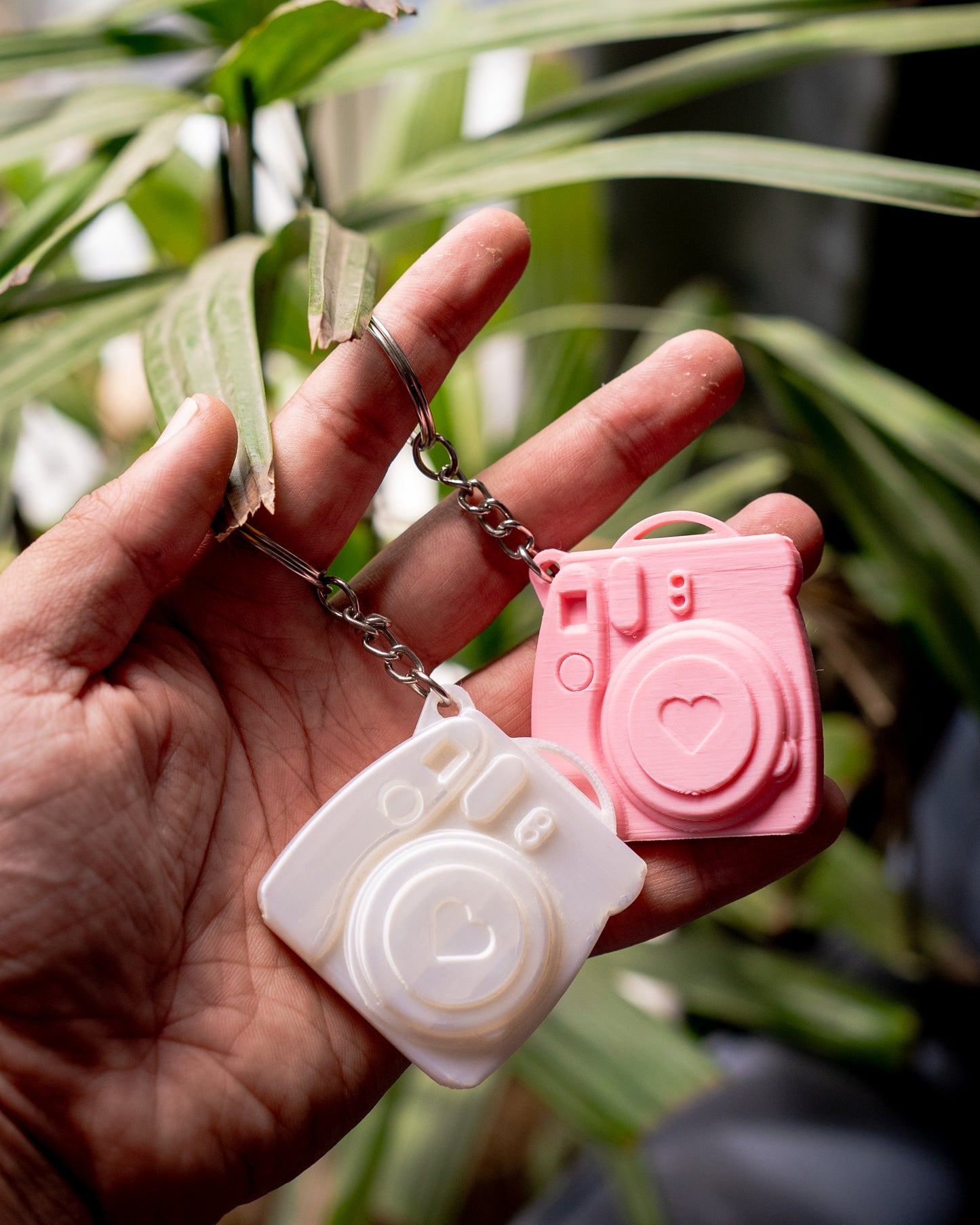 Polaroid Photo Keychain